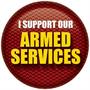 I Support Our Armed Services Button