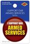 I Support Our Armed Services Button
