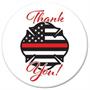 Thank You! Firefighters Button