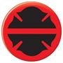 Firefighter Maltese Silhouette Button