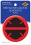 Firefighter Maltese Silhouette Button
