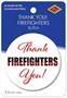 Thank You! Firefighters Button