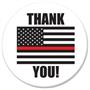 Thank You! Firefighters Button