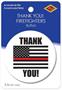 Thank You! Firefighters Button