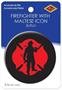 Firefighter w/Maltese Icon Button