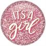 It's A Girl Button