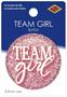 Team Girl Button