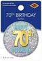 70th Birthday Button