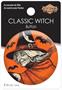 Vintage Halloween Classic Witch Button