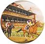 Vintage Horse Racing Button
