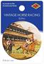 Vintage Horse Racing Button