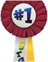 #1 Grad Rosette