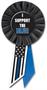 I Support The Blue Rosette