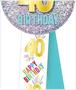 40th Birthday Rosette