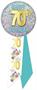70th Birthday Rosette