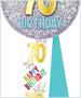 70th Birthday Rosette