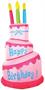 Jumbo Happy Birthday Cake Inflatable