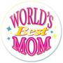 World's Best Mom Button