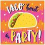 Fiesta Fun Taco Beverage Napkin Kit (48), Each
