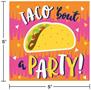 Fiesta Fun Taco Beverage Napkin Kit (48), Each