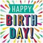 Birthday Burst Beverage Napkins