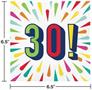 Birthday Burst 30 Napkins