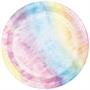 Tie Dye Party Dessert Plate Kit (24), Each