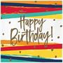 Birthday Stripes Luncheon Napkin Kit (48), Each