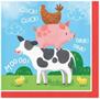 Farm Animals Beverage Napkins