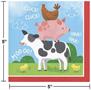 Farm Animals Beverage Napkins