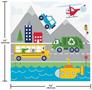 Transportation Time City Life Napkins, 48 ct