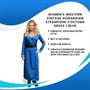 Women's Western Vintage Edwardian Steampunk Costume Dress | Blue