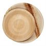 Dtocs Palm Leaf Plates Round Combo (50) - 10" Dinner (25) and 8" Dessert (25) Plates