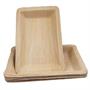 Dtocs Palm Leaf Compostable Plates 5x8 inch Rectangle