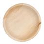 Dtocs Bamboo Look Compostable Palm Leaf Plate Set 7" Round
