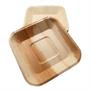 Dtocs Compostable 7 inch Square Palm Leaf Plates