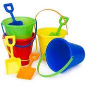 Beach Pail with Shovel Assorted