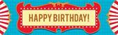 Carnival Games Birthday Banner Standard 18" x 61"