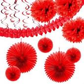Red Paper Decoration Kit