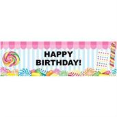Candy Shoppe Birthday Banner