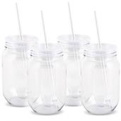 Plastic Mason Jars 16oz. 