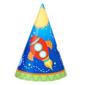 Rocket to Space Cone Hats 