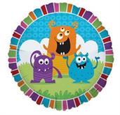 Monsters Theme Foil Balloon