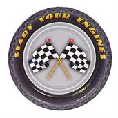 Racecar Racing Party Dessert Plates 