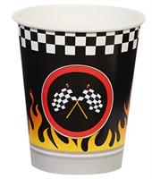 Racecar Racing Party 9oz Paper Cups 
