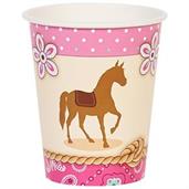 Western Cowgirl Party 9oz Paper Cups 