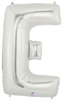 Jumbo Silver Foil Letter-E