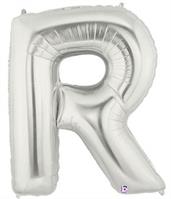 Jumbo Silver Foil Letter-R