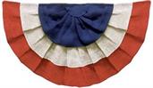 Americana Burlap Bunting 36"