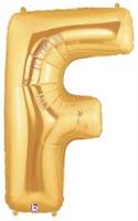 Jumbo Gold Foil Letter-F